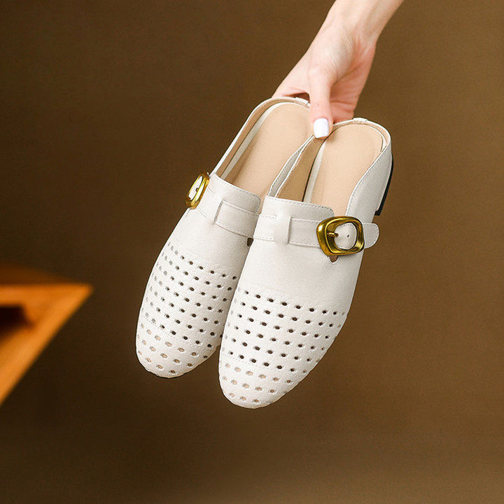 Marcella Genuine Leather Mules