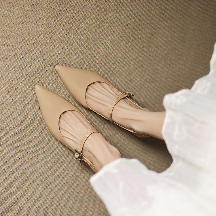 Elle Genuine Leather Heels