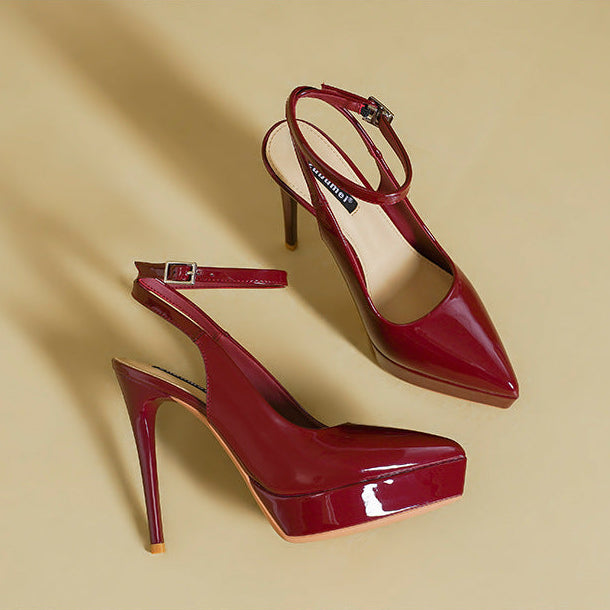 Arlena Leather Heels