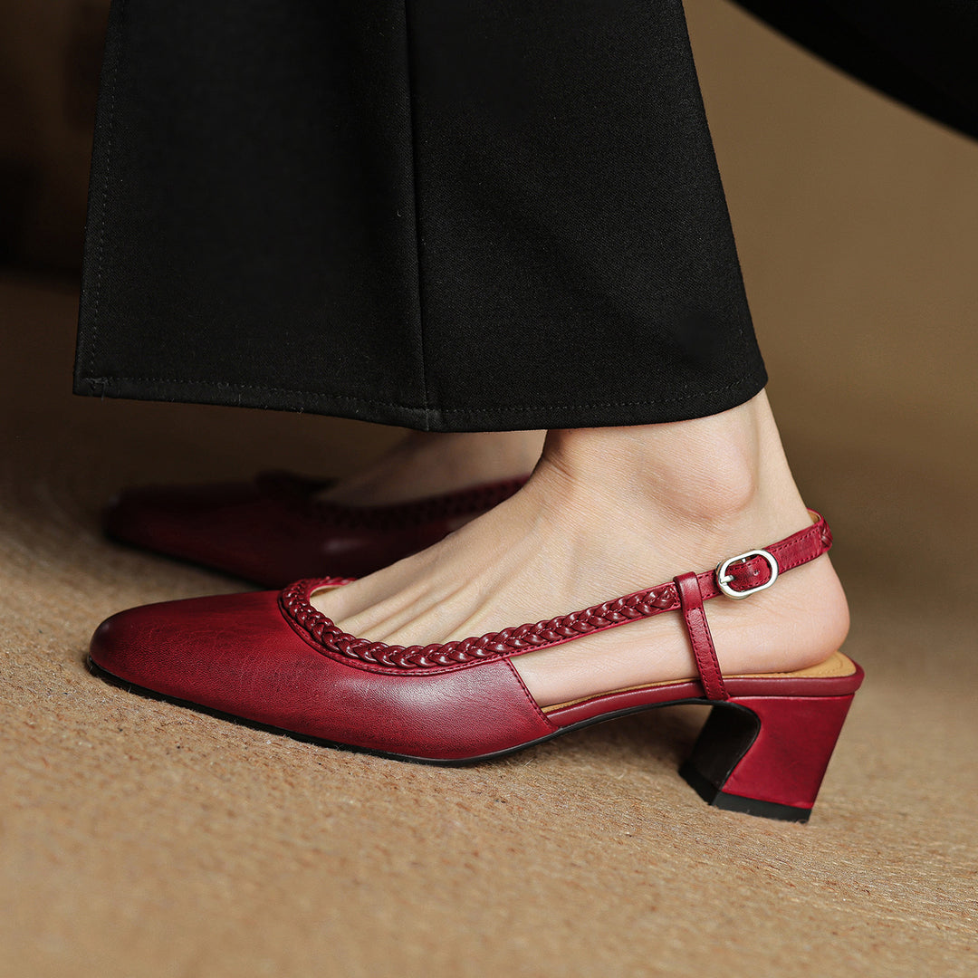 Bella Genuine Leather Heels