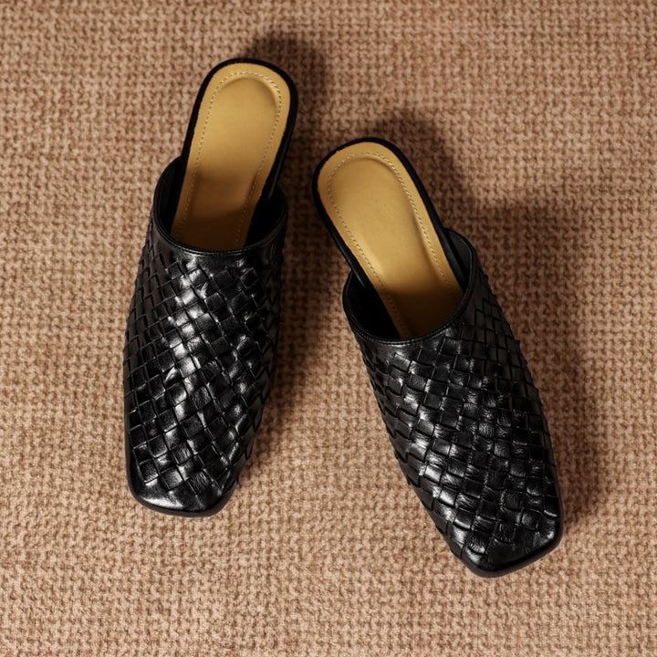 Varelina Genuine Leather Mules