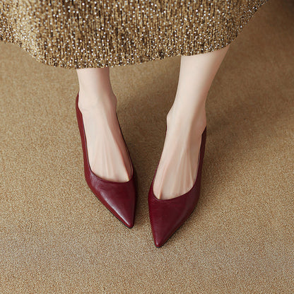 Aurel Genuine Leather Heels