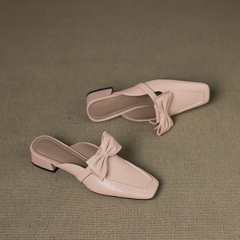 Mireva Genuine Leather Mules