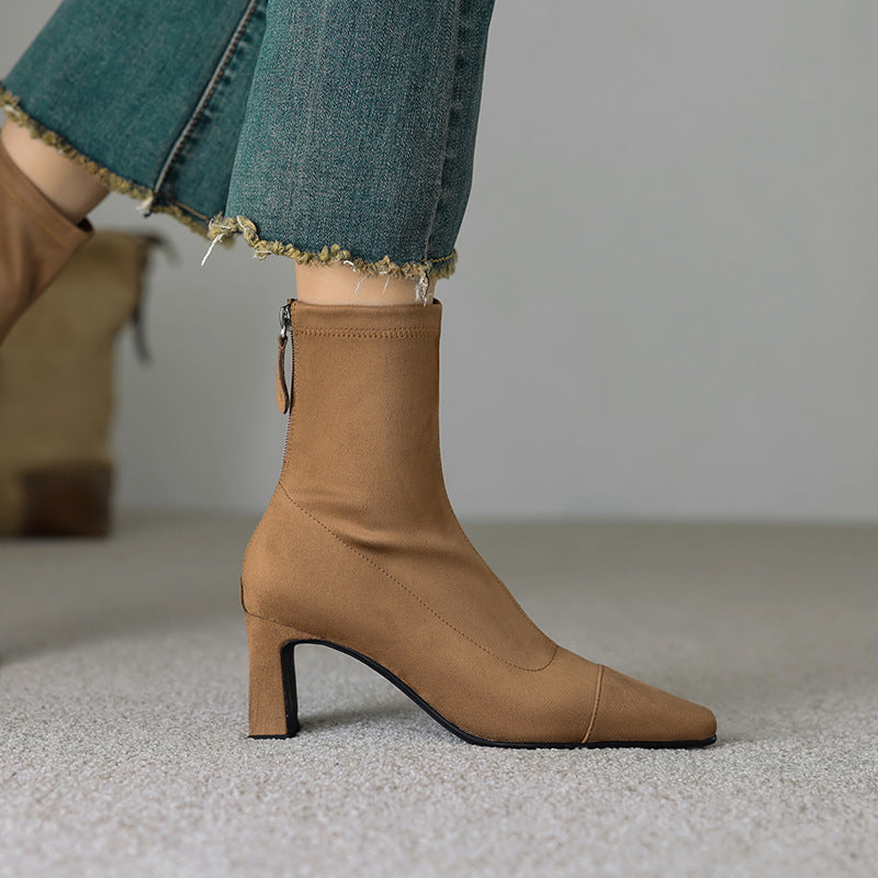 Sarona Genuine Suede Boots