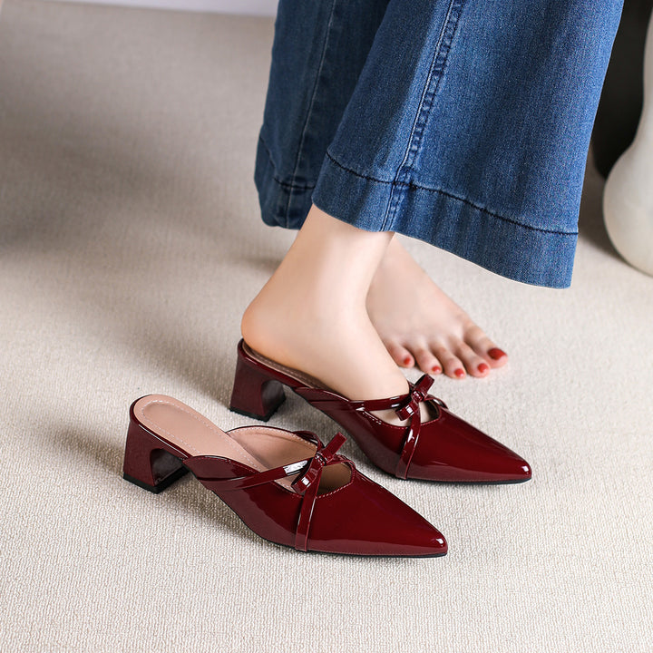 Talia Leather Mules