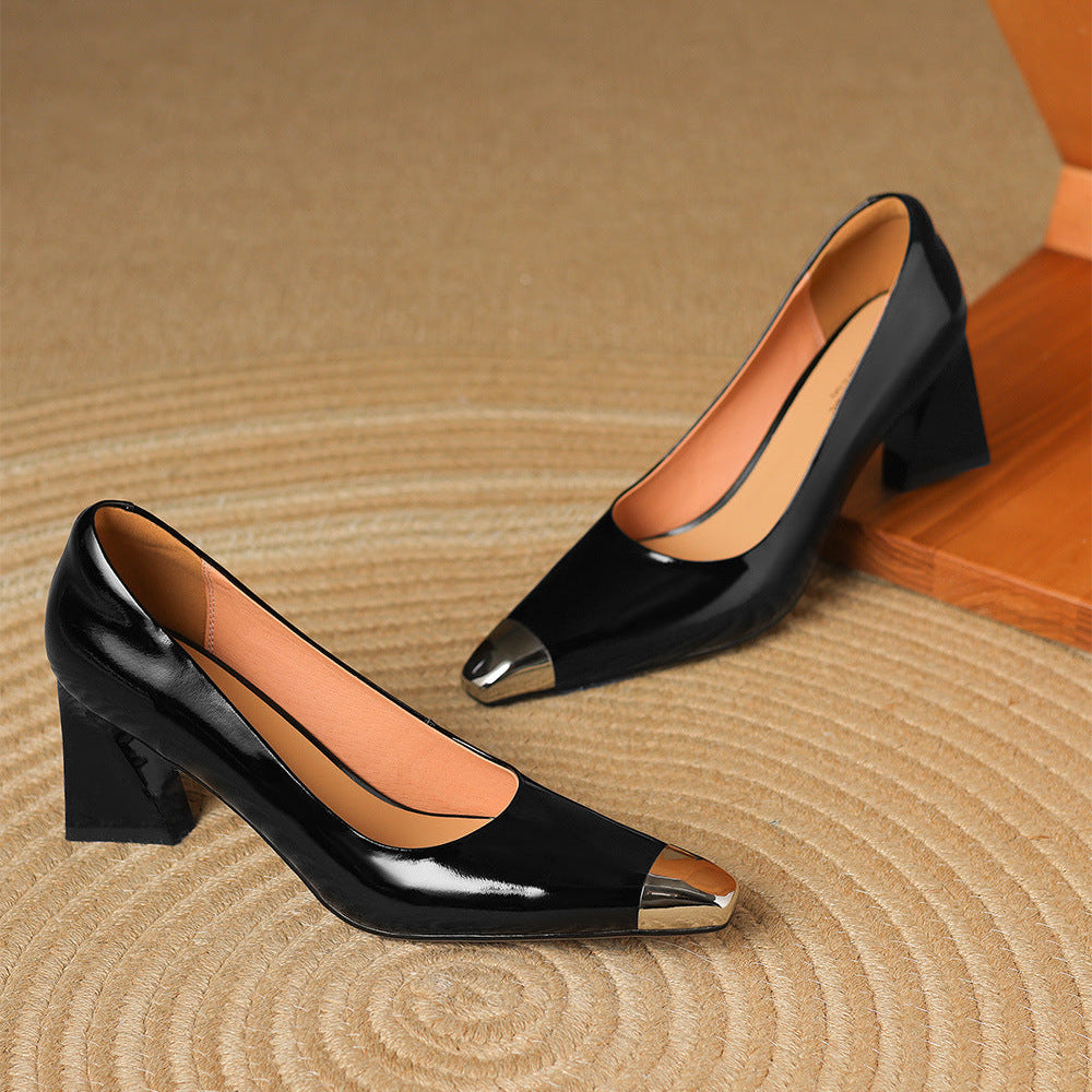 Carmin Genuine Leather Heels