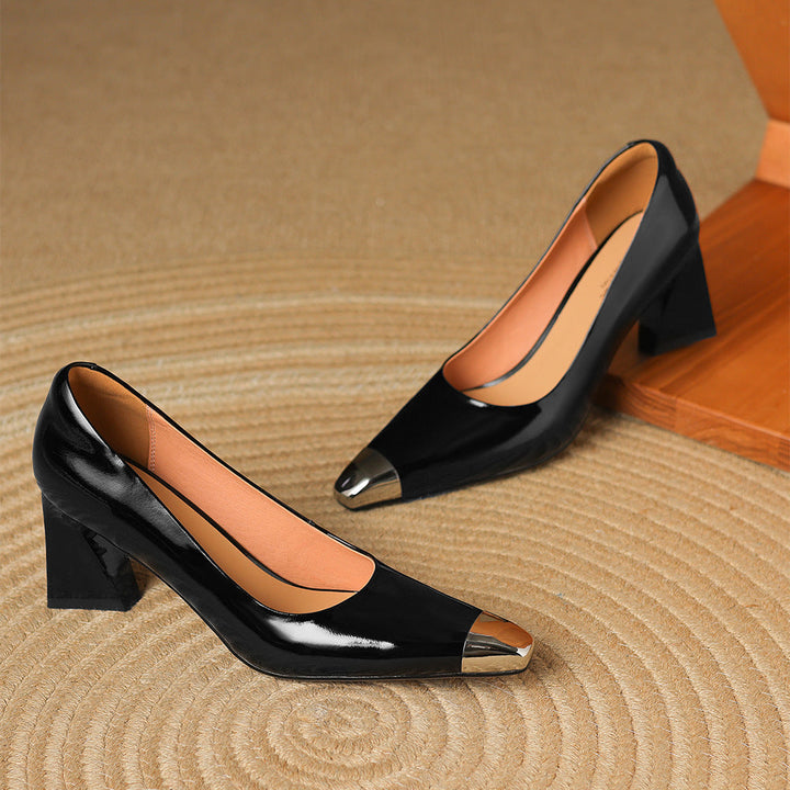 Carmin Genuine Leather Heels