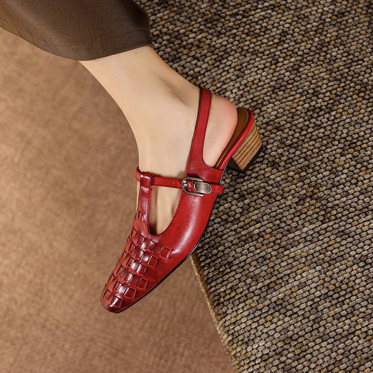 Lietta Genuine Leather Heels