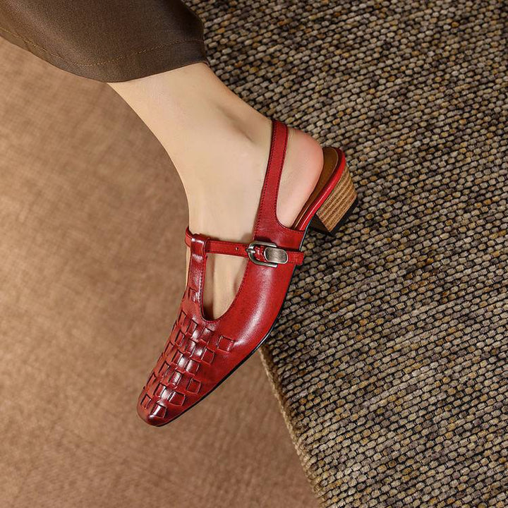 Lietta Genuine Leather Heels