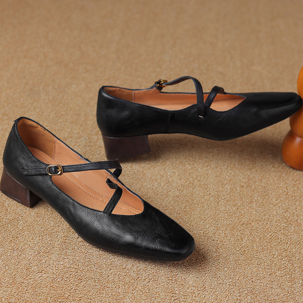 Ossa Genuine Leather Heels