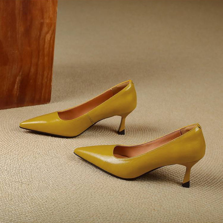 Linelle Genuine Leather Heels