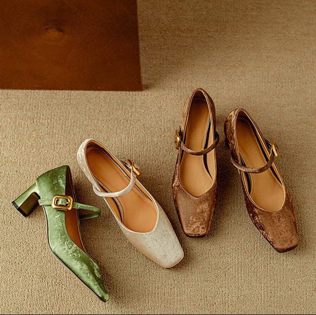 Nara Genuine Leather Heels