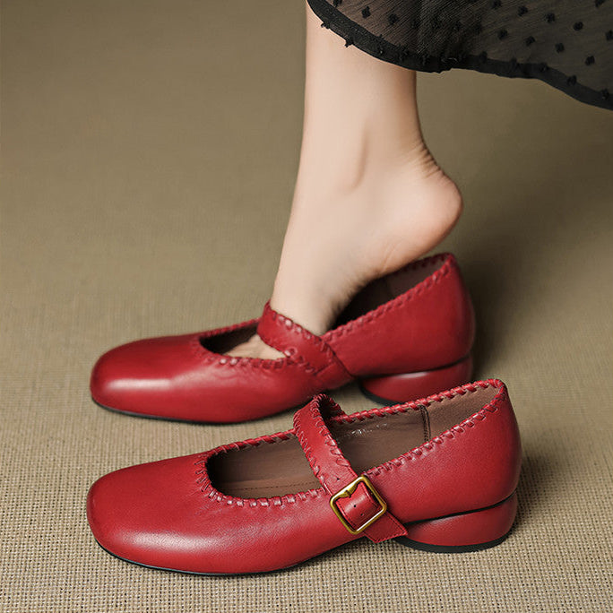 Ilya Genuine Leather Mary Janes