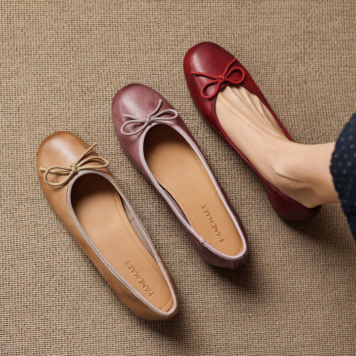 Talla Genuine Leather Flats
