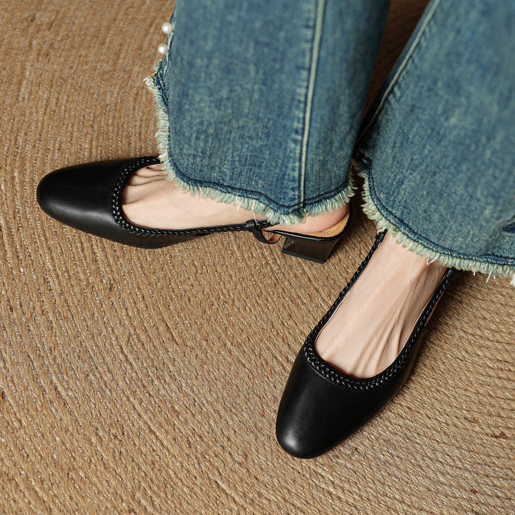 Bella Genuine Leather Heels