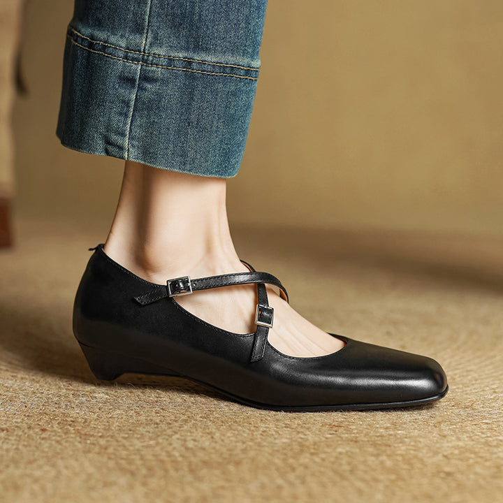 Iria Genuine Leather Flats