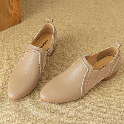 Talia Genuine Leather Flats