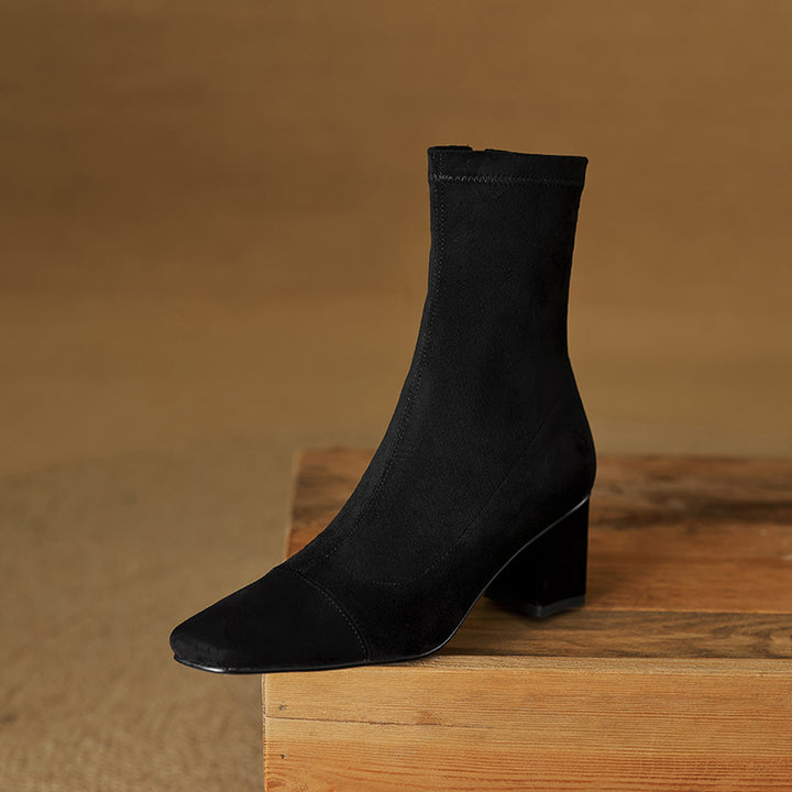 Sari Genuine Suede Boots