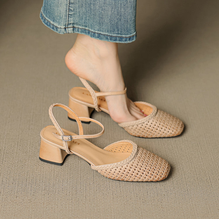 Orelia Genuine Leather Heels