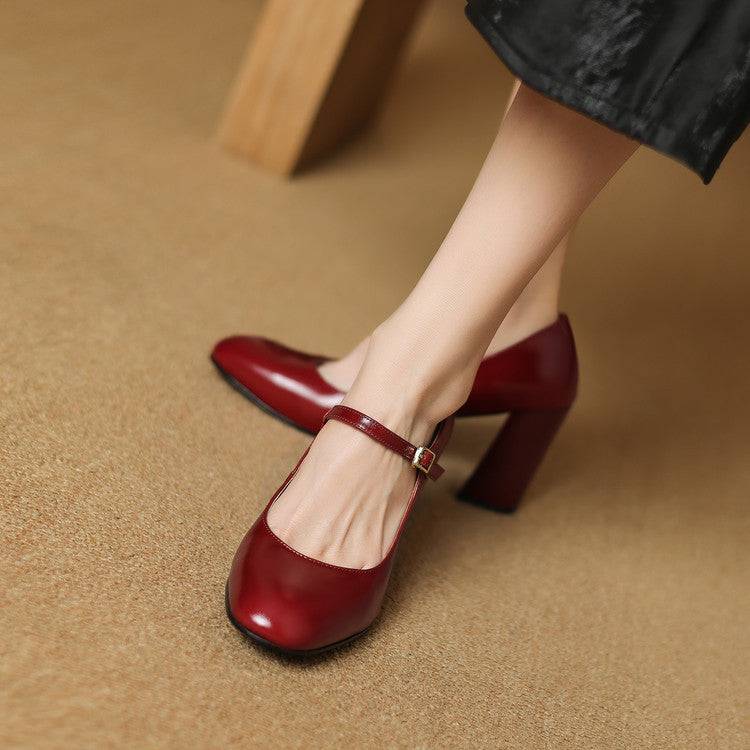 Capri Genuine Leather Heels