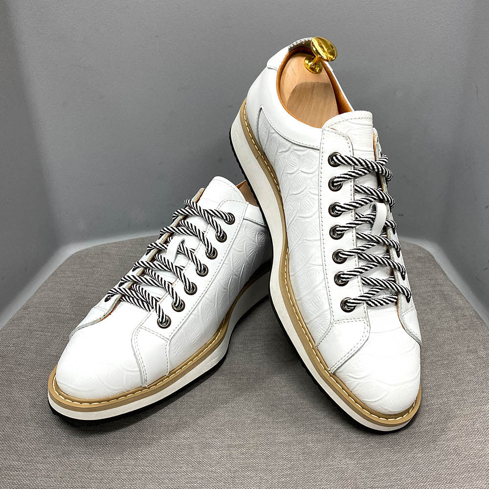 Clifton Cowhide Leather Sneakers