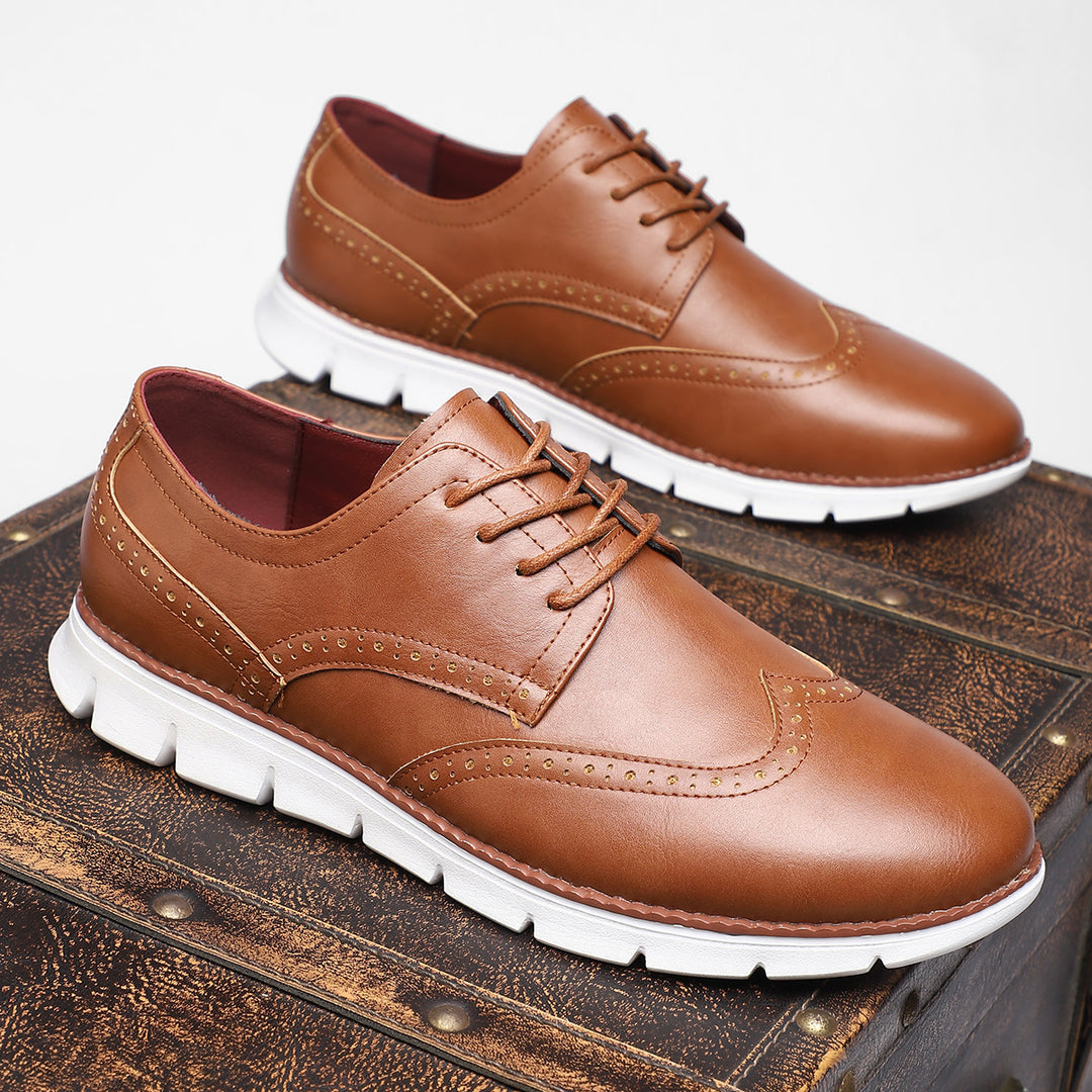 Crimson Genuine Leather Shoes