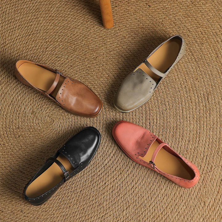 Oraya Genuine Leather Loafers