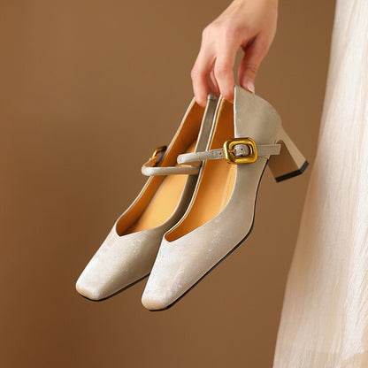 Nara Genuine Leather Heels