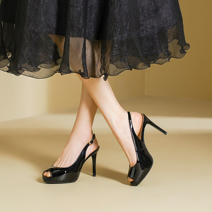 Arvella Leather Heels