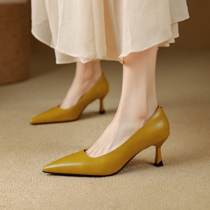Linelle Genuine Leather Heels