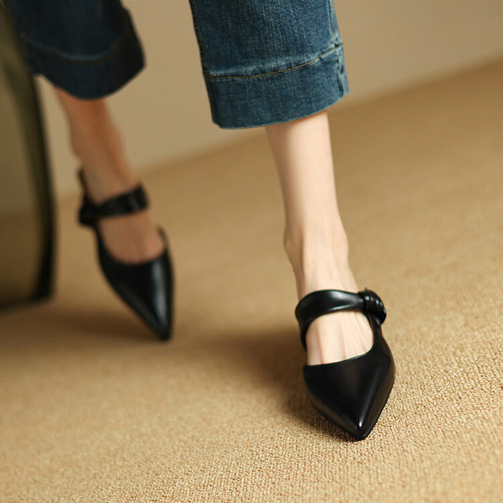 Noressa Leather Mules