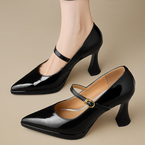 Grazia Genuine Leather Heels