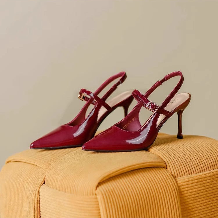 Narella Leather Heels