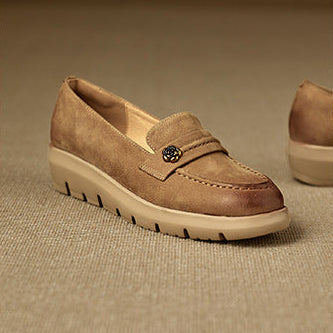 Mira Genuine Leather Platform Shoes
