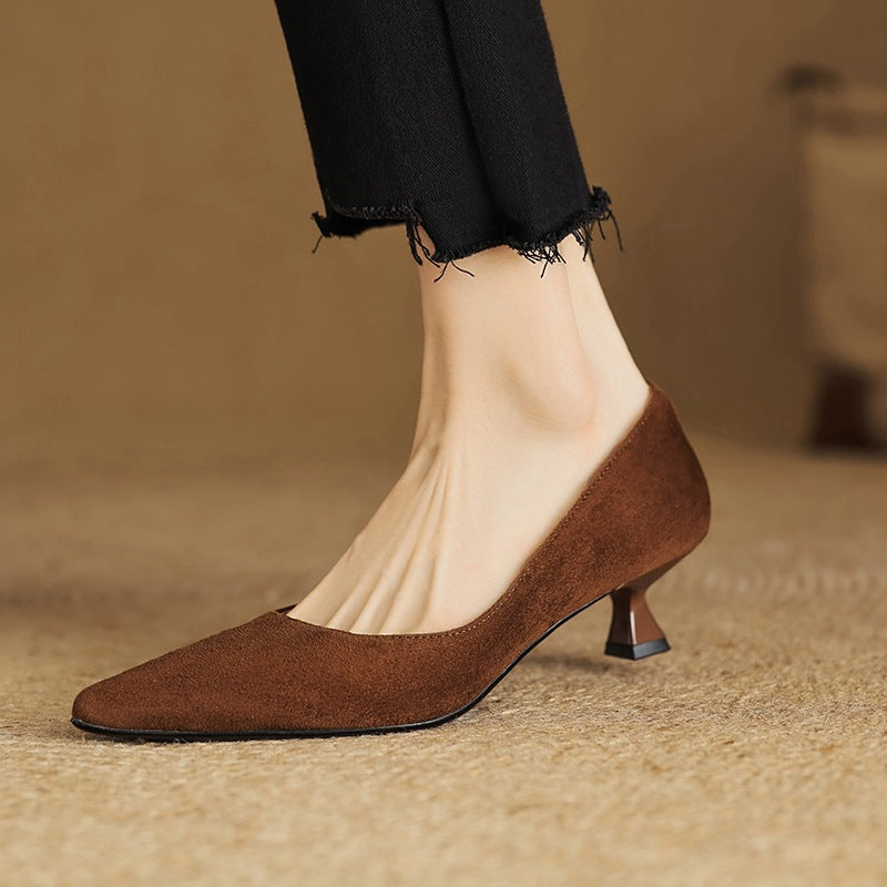 Orlen Genuine Suede Heels