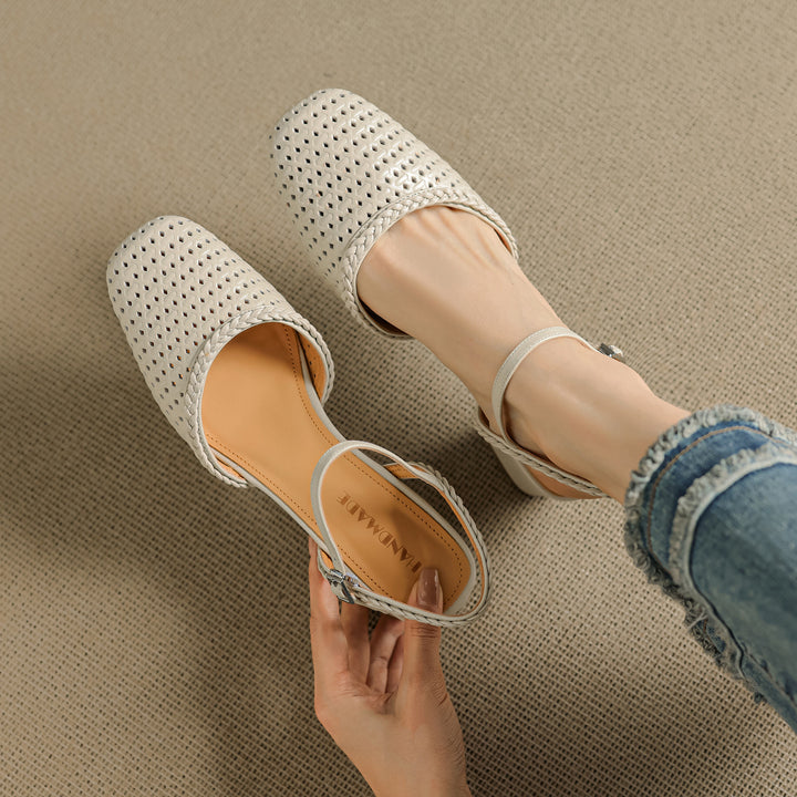 Orelia Genuine Leather Heels