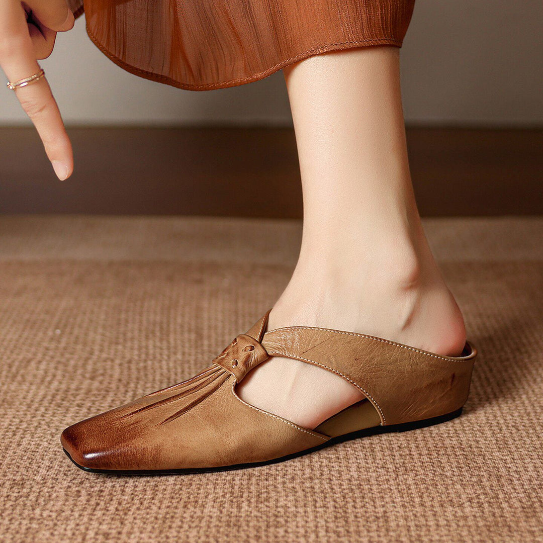 Lola Genuine Leather Mules