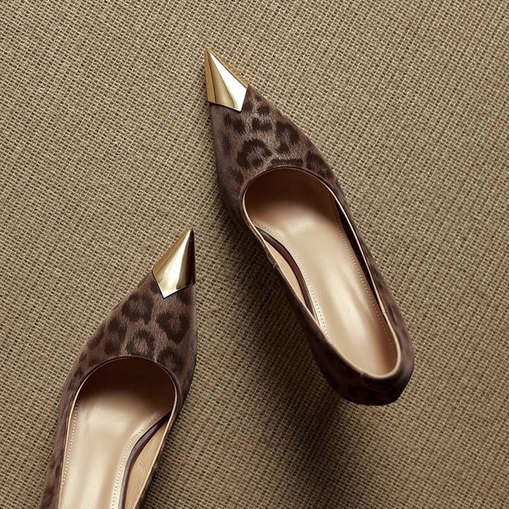 Celia Genuine Leather Heels