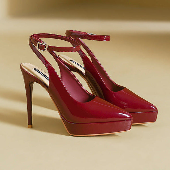 Arlena Leather Heels