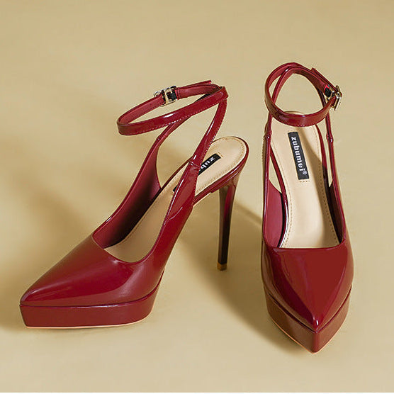 Arlena Leather Heels