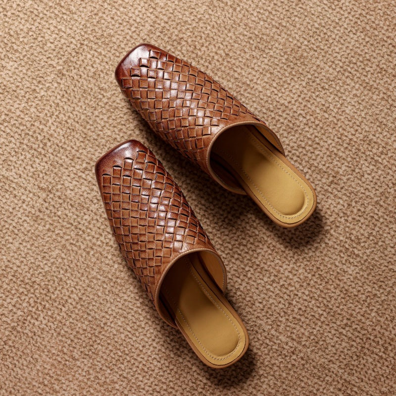 Varelina Genuine Leather Mules