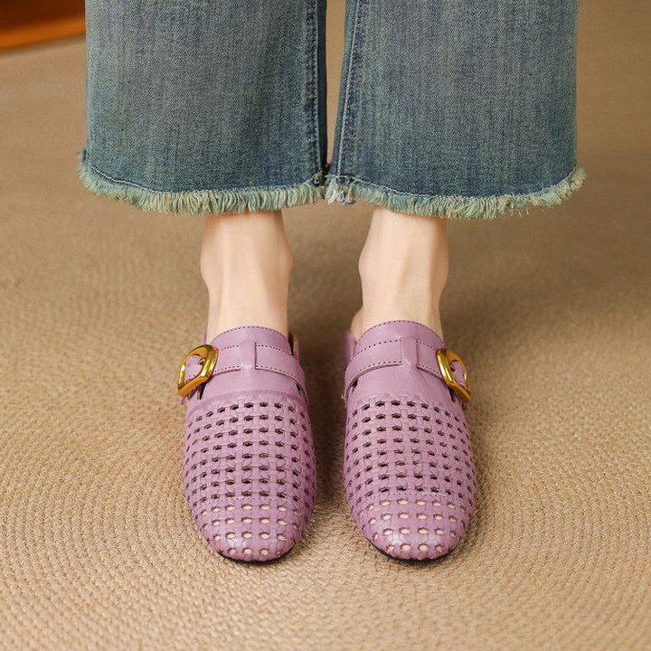Marcella Genuine Leather Mules