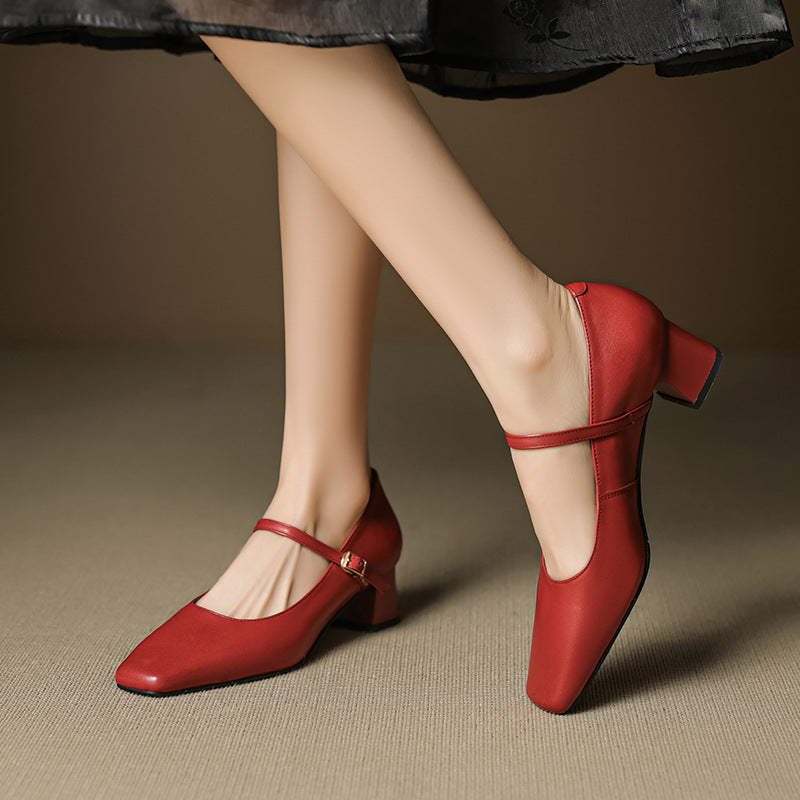 Lévana Genuine Leather Heels