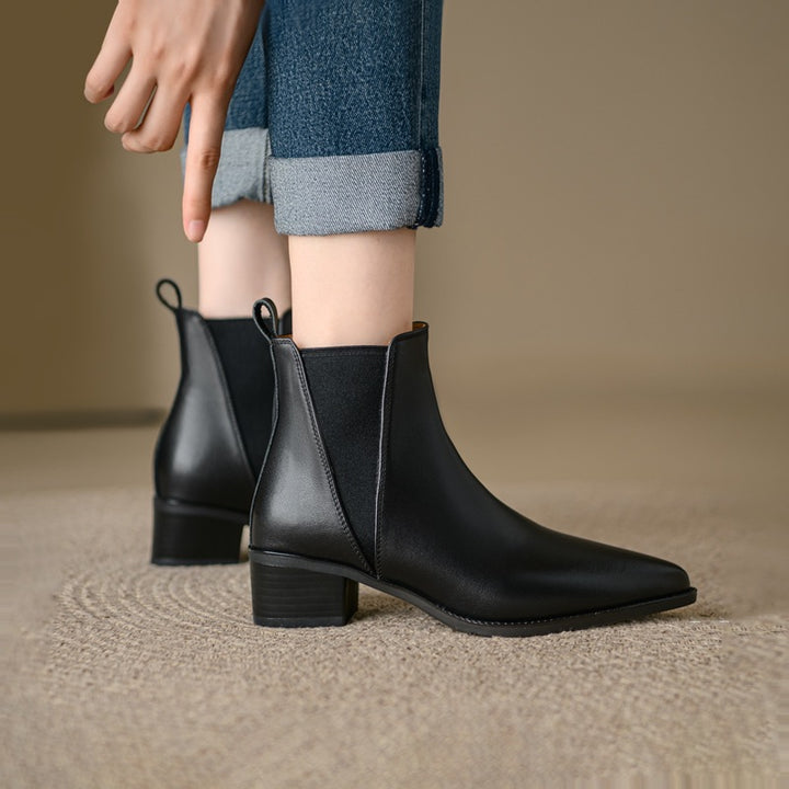 Elloria Genuine Leather Boots