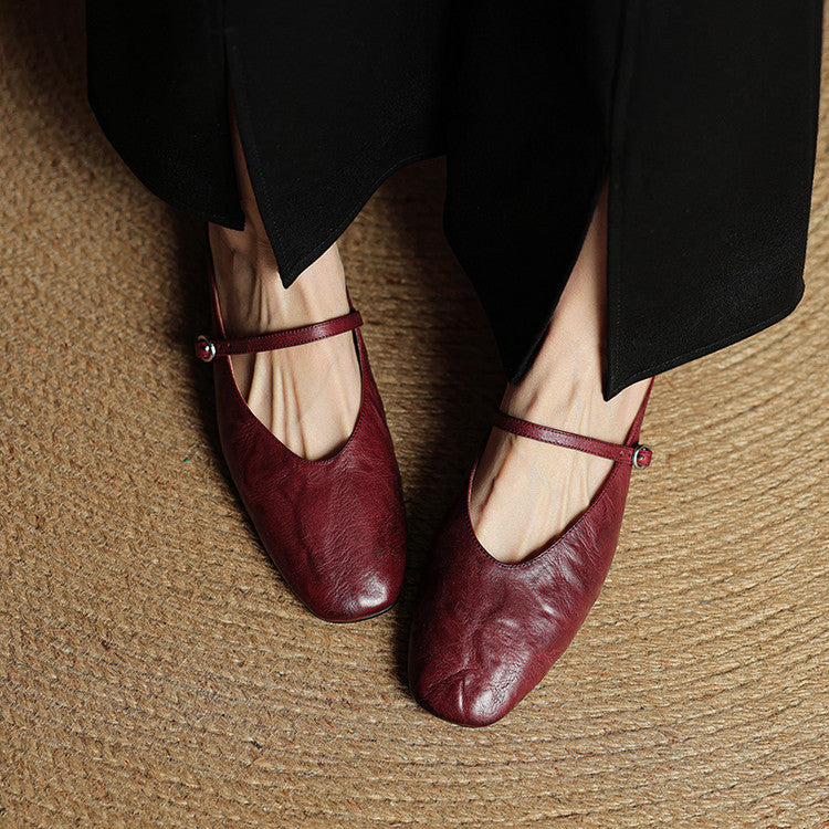 Rovina Genuine Leather Mules