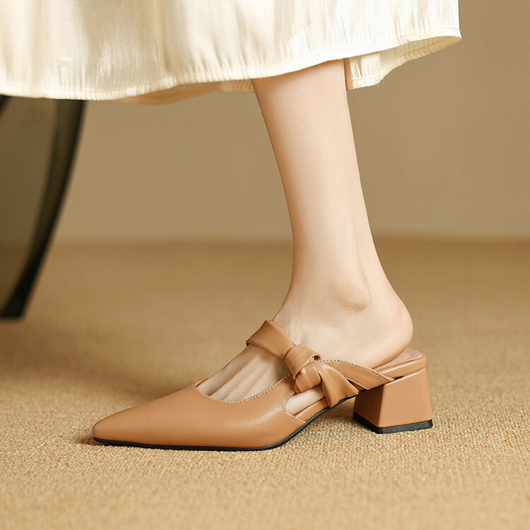 Noressa Leather Mules
