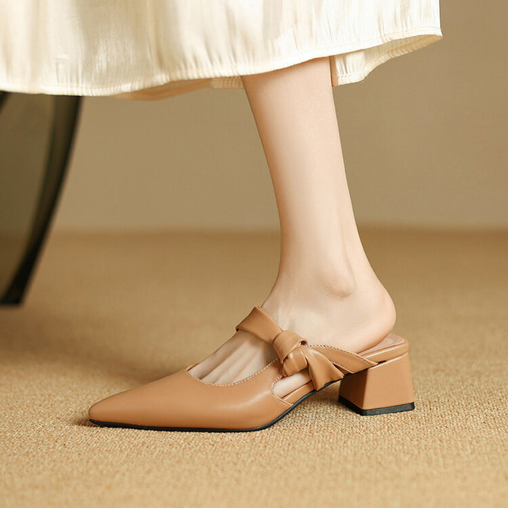 Noressa Leather Mules