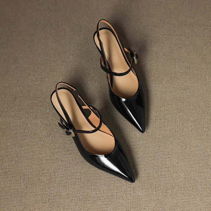 Elle Genuine Leather Heels