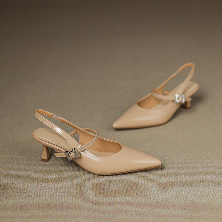 Elle Genuine Leather Heels