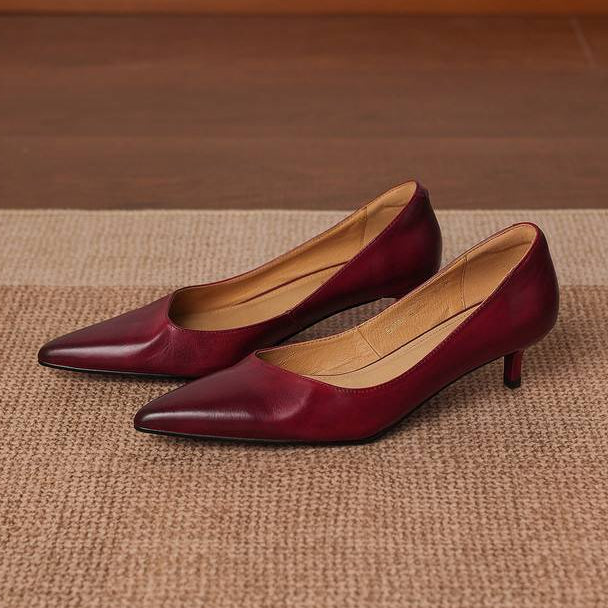 Riva Genuine Leather Heels